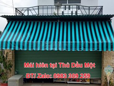 Thi công mái hiên tại Thủ Dầu Một – Bình Dương