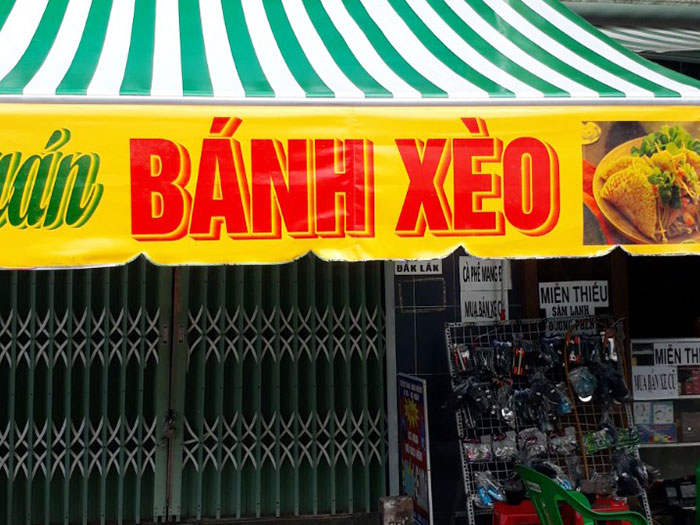 Mái hiên di động tại Nhơn Trạch