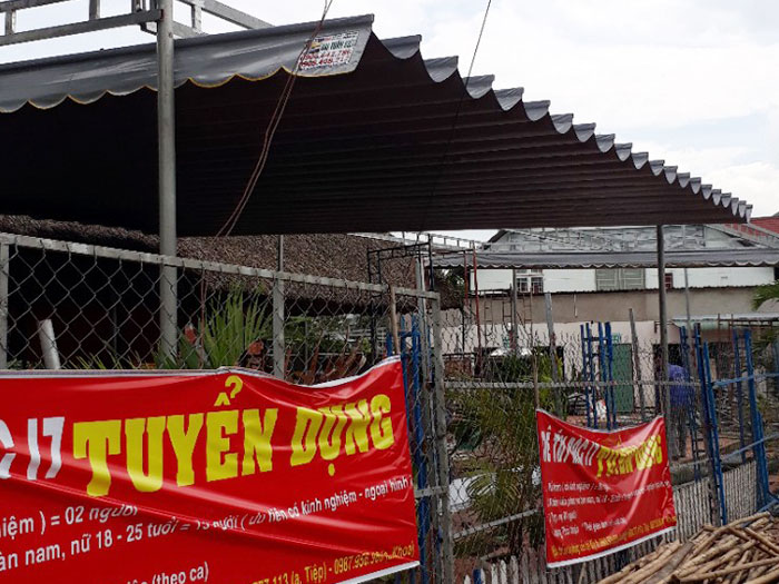 Mái xếp tại Bình Chuẩn