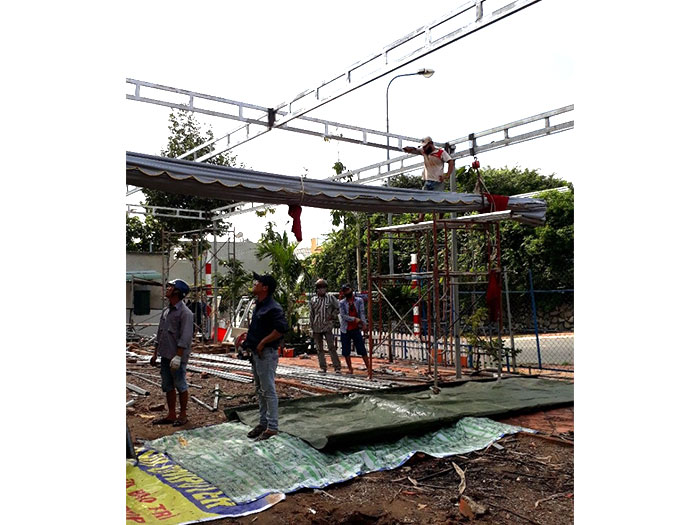 Mái xếp tại Hòa Lân